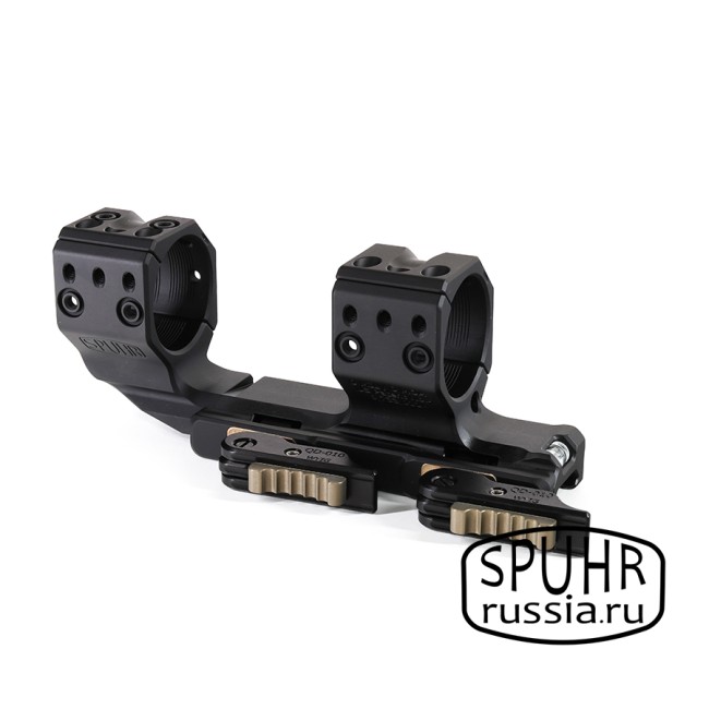 QDP-4016 Тактический быстросъемный кронштейн Spuhr кольца 34мм на Picatinny KR=40мм H=38мм фото 3