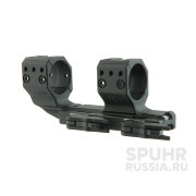 QDP-4016 Тактический быстросъемный кронштейн SPUHR D34мм для установки на Picatinny, H38мм, без наклона, с выносом