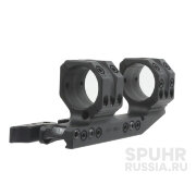 QDP-4016 Тактический быстросъемный кронштейн SPUHR D34мм для установки на Picatinny, H38мм, без наклона, с выносом