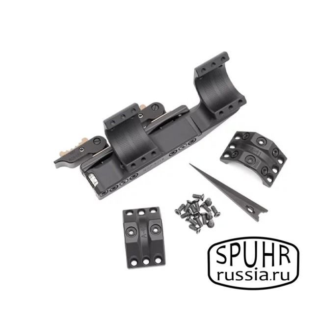 QDP-4616 Тактический быстросъемный кронштейн Spuhr кольца 34мм на Picatinny наклон 6MIL/ 20,6MOA KR=40мм H=38мм фото 2