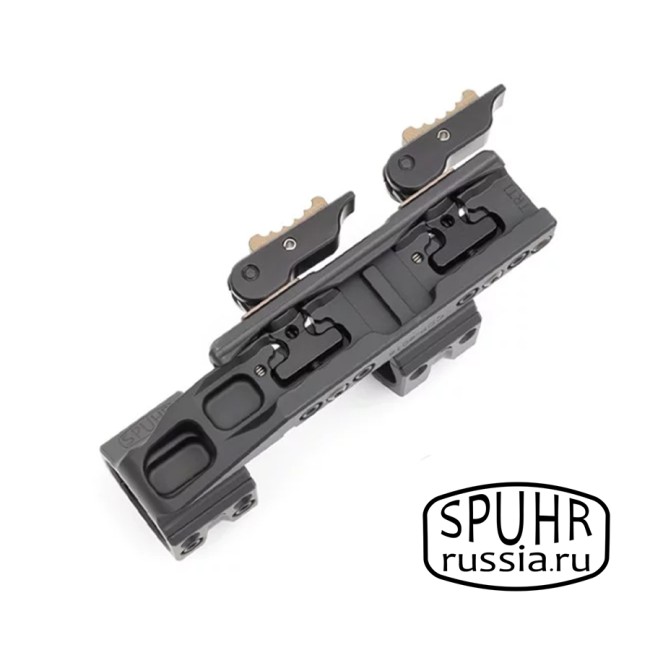 QDP-4616 Тактический быстросъемный кронштейн Spuhr кольца 34мм на Picatinny наклон 6MIL/ 20,6MOA KR=40мм H=38мм фото 4