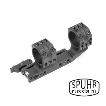 QDP-4616 Тактический быстросъемный кронштейн SPUHR D34мм для установки на Picatinny, H38мм, наклон 6MIL/20.6MOA, с выносом