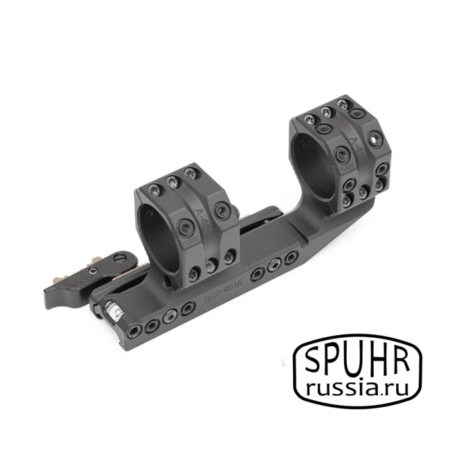 QDP-4616 Тактический быстросъемный кронштейн Spuhr кольца 34мм на Picatinny наклон 6MIL/ 20,6MOA KR=40мм H=38мм фото 1