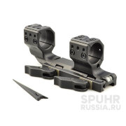 QDP-4616 Тактический быстросъемный кронштейн SPUHR D34мм для установки на Picatinny, H38мм, наклон 6MIL/20.6MOA, с выносом
