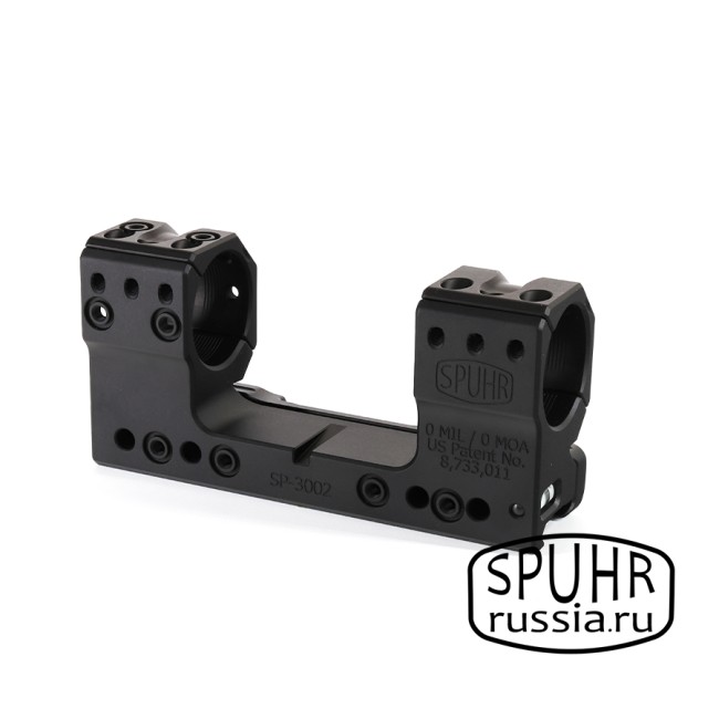 SP-3002 Тактический кронштейн Spuhr кольца 30мм на Picatinny/Weaver L=126мм Н=38мм фото 1