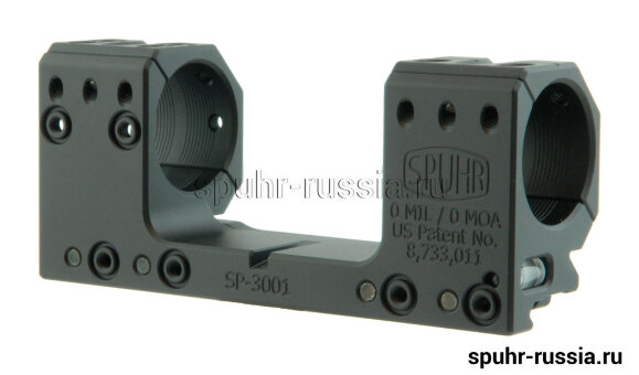 SP-3002 Тактический кронштейн SPUHR D30мм для установки на Picatinny, H38мм, без наклона