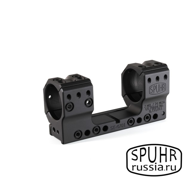 ST-4701 Тактический кронштейн Spuhr кольца 34мм на Sako TRG-42/22/ 41/21 и Tikka T3/H35мм наклон 7MIL/24MOA L=121мм Н=35мм фото 2