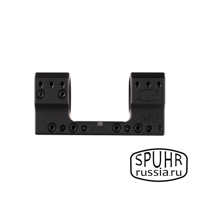 ST-4701 Тактический кронштейн Spuhr кольца 34мм на Sako TRG-42/22/ 41/21 и Tikka T3/H35мм наклон 7MIL/24MOA L=121мм Н=35мм фото 9