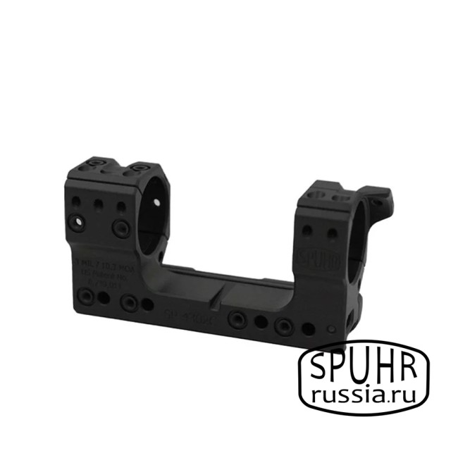 SP-4301C Тактический кронштейн Spuhr кольца 34мм на Picatinny/Weaver наклон 3 MIL/10,3MOA L=121мм Н=30мм (Gen3) фото 3