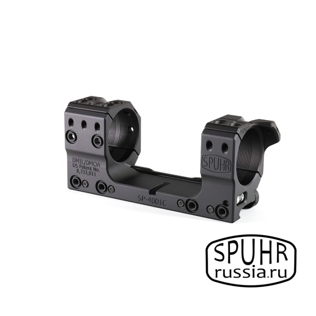 SP-4001C Тактический кронштейн Spuhr кольца 34мм на Picatinny/Weaver L=121мм Н=30мм (Gen3) фото 2