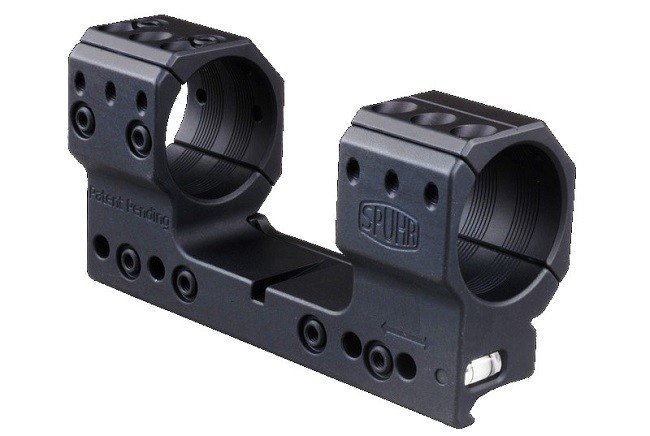 SP-4302 Тактический кронштейн Spuhr кольца 34мм на Picatinny/Weaver наклон 3 MIL/10,3MOA L=121мм Н=38мм фото 2