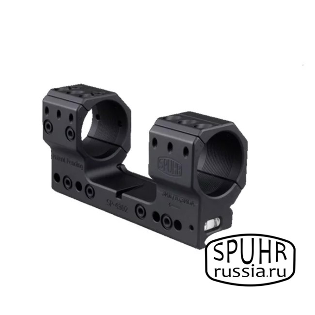SP-4302 Тактический кронштейн Spuhr кольца 34мм на Picatinny/Weaver наклон 3 MIL/10,3MOA L=121мм Н=38мм фото 1