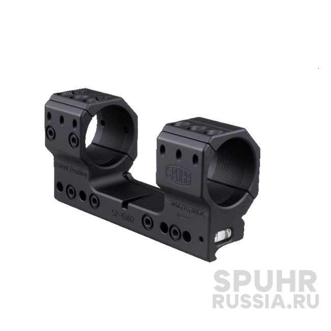 SP-4302 Тактический кронштейн Spuhr кольца 34мм на Picatinny/Weaver наклон 3 MIL/10,3MOA L=121мм Н=38мм фото 1
