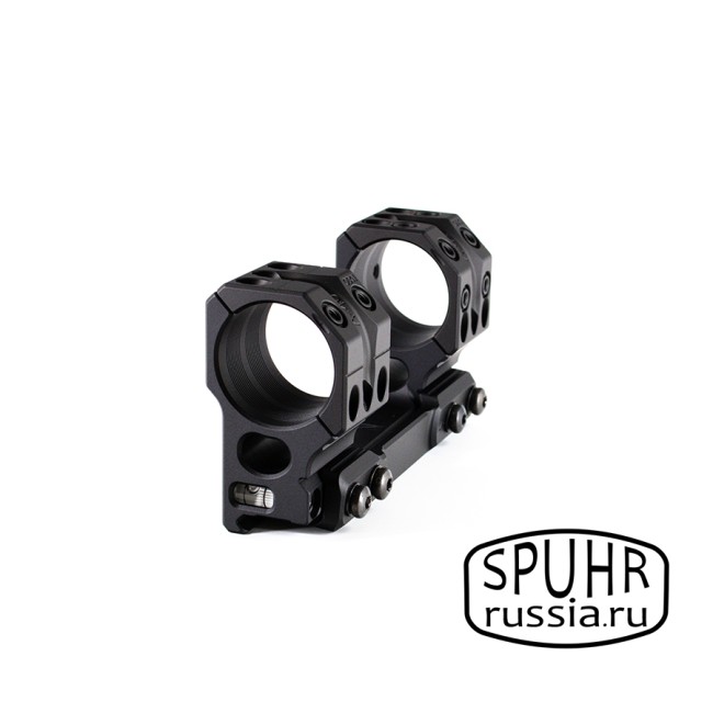 SP-4808 Тактический кронштейн Spuhr кольца 34мм на Picatinny/Weaver наклон 13 MIL/44,4MOA (для использования с NV) L=121мм Н=44мм фото 6