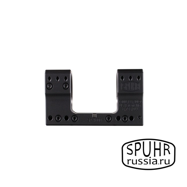 SP-4808 Тактический кронштейн Spuhr кольца 34мм на Picatinny/Weaver наклон 13 MIL/44,4MOA (для использования с NV) L=121мм Н=44мм фото 8