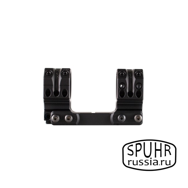 SP-4808 Тактический кронштейн Spuhr кольца 34мм на Picatinny/Weaver наклон 13 MIL/44,4MOA (для использования с NV) L=121мм Н=44мм фото 9
