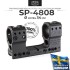 SP-4808 Тактический кронштейн Spuhr кольца 34мм на Picatinny/Weaver наклон 13 MIL/44,4MOA (для использования с NV) L=121мм Н=44мм фото 1