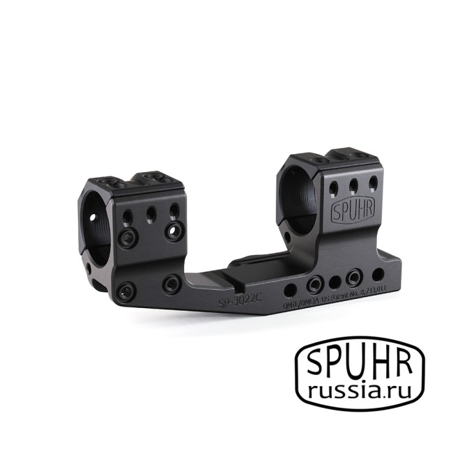 SP-3022C Тактический кронштейн SPUHR D30мм на Picatinny, H38мм, с выносом, без наклона общая длина 140мм фото 5 SP-3022C Тактический кронштейн SPUHR D30мм на Picatinny, H38мм, с выносом, без наклона общая длина 140мм фото 5