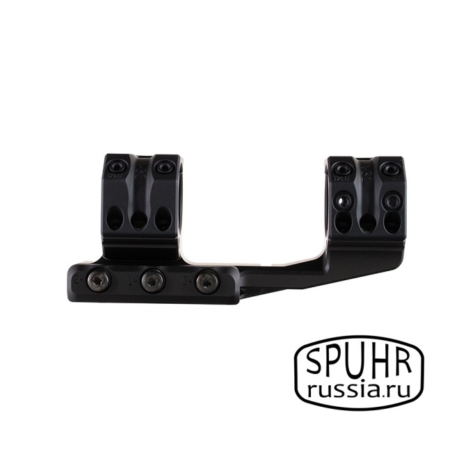 SP-3022C Тактический кронштейн SPUHR D30мм на Picatinny, H38мм, с выносом, без наклона общая длина 140мм фото 9 SP-3022C Тактический кронштейн SPUHR D30мм на Picatinny, H38мм, с выносом, без наклона общая длина 140мм фото 9