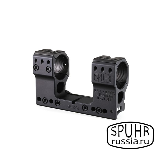SP-4004 Тактический кронштейн Spuhr кольца 34мм на Picatinny/Weaver (для использования с NV) L=121мм Н=48мм фото 1