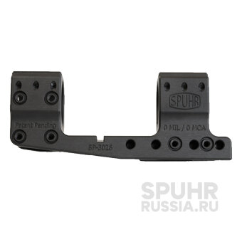 SP-3026С Тактический кронштейн Spuhr кольца 30мм на Picatinny/Weaver L140мм, AR-0 MIL/0 MOA, H32мм