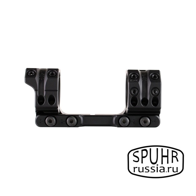 SP-4601C Тактический кронштейн Spuhr кольца 34мм на Picatinny/Weaver наклон 6 MIL/20,6MOA L=121мм Н=30мм (Gen3) фото 9