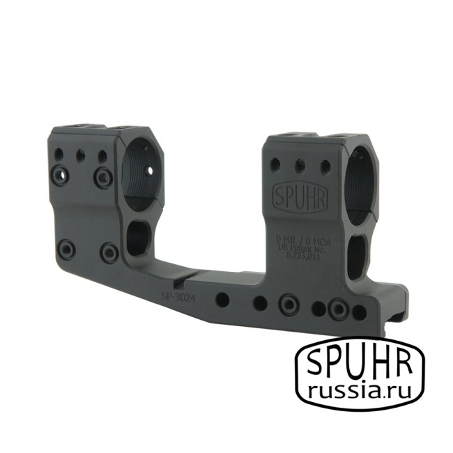 SP-3024 Тактический кронштейн Spuhr кольца 30мм на Picatinny/Weaver (для использования с NV) L=140мм KR=70мм H=48мм фото 1