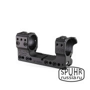 SP-4802C Тактический кронштейн Spuhr Scope Mount кольца 34мм на Picatinny/Weaver наклон 13 MIL/44.4MOA L=120мм Н=38мм