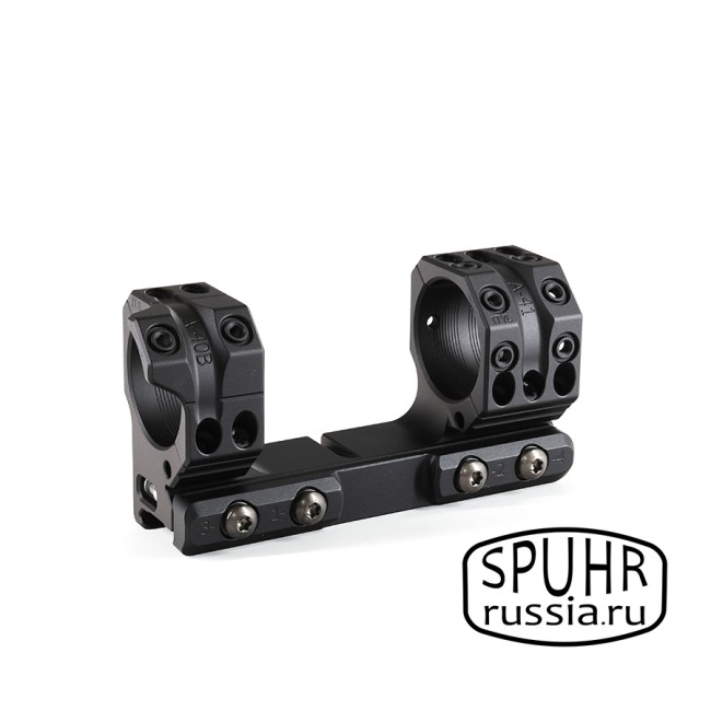 SP-4802C Тактический кронштейн Spuhr кольца 34мм на Picatinny/Weaver наклон 13 MIL/44.4MOA L=120мм Н=38мм фото 4