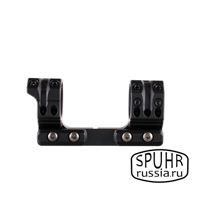 SP-4802C Тактический кронштейн Spuhr кольца 34мм на Picatinny/Weaver наклон 13 MIL/44.4MOA L=120мм Н=38мм фото 8