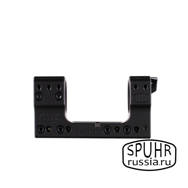 SP-4802C Тактический кронштейн Spuhr кольца 34мм на Picatinny/Weaver наклон 13 MIL/44.4MOA L=120мм Н=38мм фото 9