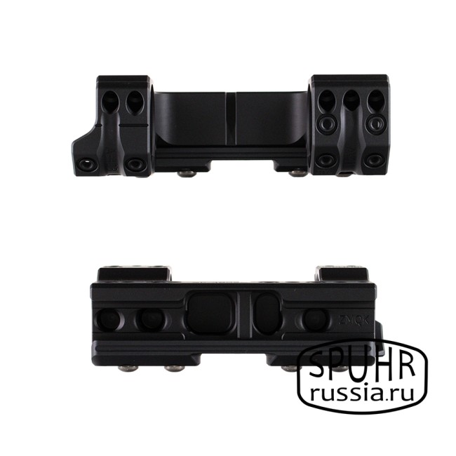 SP-4802C Тактический кронштейн Spuhr кольца 34мм на Picatinny/Weaver наклон 13 MIL/44.4MOA L=120мм Н=38мм фото 10