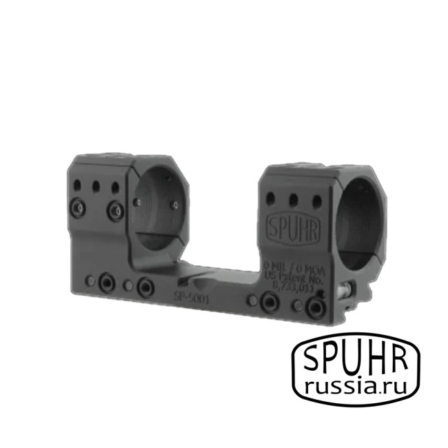 SP-5001 Тактический кронштейн Spuhr кольца 35мм на Picatinny|Weaver L=126мм H=30мм фото 1