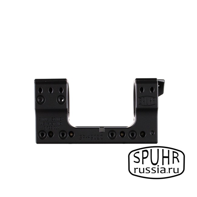 SP-4902C Тактический кронштейн Spuhr Scope Mount кольца 34мм на Picatinny/Weaver наклон 9 MIL/30MOA L=120мм Н=38мм фото 9