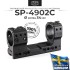 SP-4902C Тактический кронштейн Spuhr Scope Mount кольца 34мм на Picatinny/Weaver наклон 9 MIL/30MOA L=120мм Н=38мм фото 1