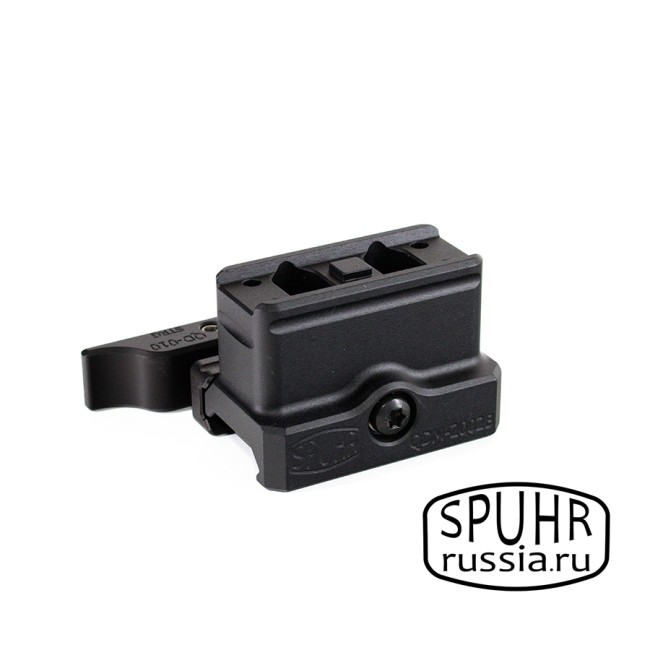 QDM-2002B Быстросъемный кронштейн Spuhr для Aimpoint Micro/Vortex SPARC AR на Picatinny H=42мм фото 3