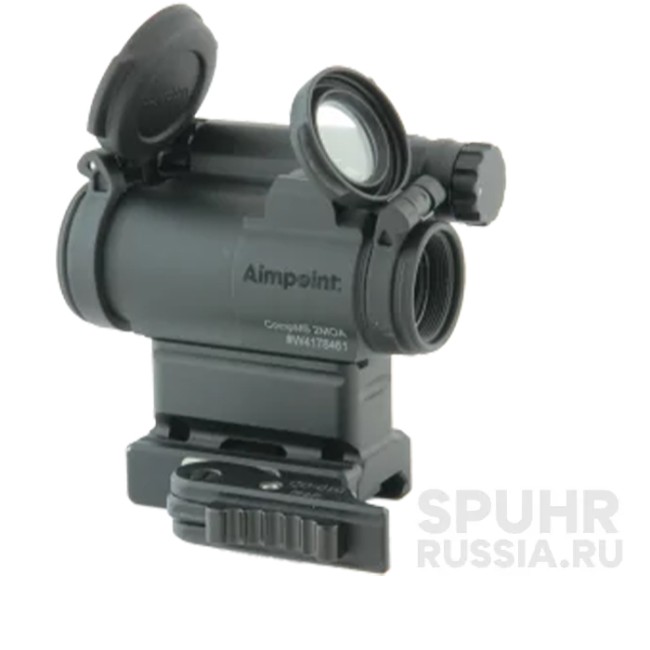QDM-2002B Быстросъемный кронштейн Spuhr для Aimpoint Micro/Vortex SPARC AR на Picatinny H=42мм фото 3