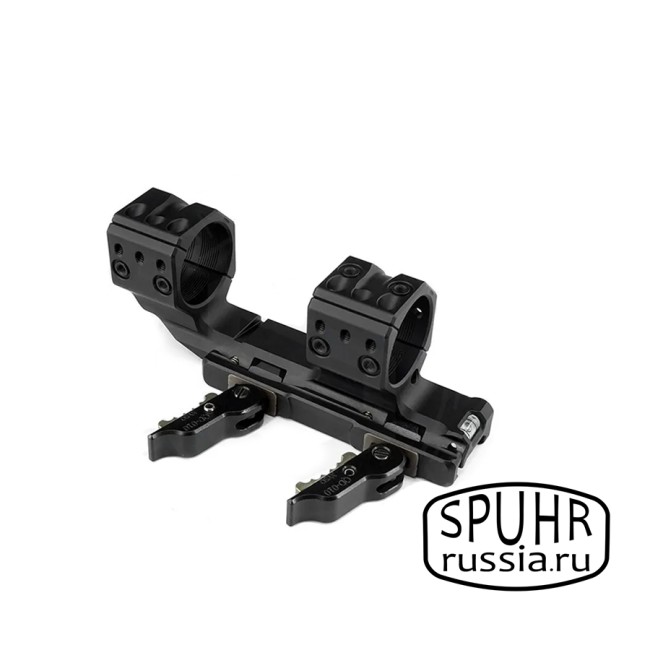 QDP-6016 Тактический быстросъемный кронштейн Spuhr кольца 36мм на Picatinny KR=40мм H=38мм фото 2 QDP-6016 Тактический быстросъемный кронштейн Spuhr кольца 36мм на Picatinny KR=40мм H=38мм фото 2