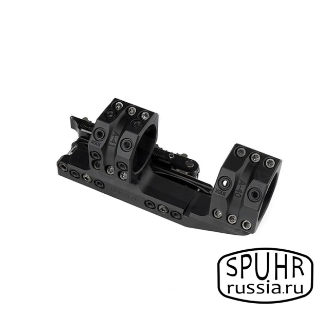 QDP-6016 Тактический быстросъемный кронштейн Spuhr кольца 36мм на Picatinny KR=40мм H=38мм фото 4 QDP-6016 Тактический быстросъемный кронштейн Spuhr кольца 36мм на Picatinny KR=40мм H=38мм фото 4