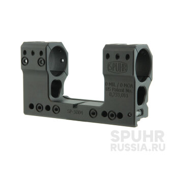 SP-3004 Тактический кронштейн SPUHR D30мм для установки на Picatinny, H48мм, без наклона