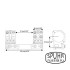 SP-4901 Тактический кронштейн Spuhr кольца 34мм на Picatinny/Weaver наклон 9 MIL/30,9MOA L=121мм Н=30мм  фото 2