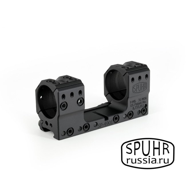 SP-4901 Тактический кронштейн Spuhr кольца 34мм на Picatinny/Weaver наклон 9 MIL/30,9MOA L=121мм Н=30мм фото 10 SP-4901 Тактический кронштейн Spuhr кольца 34мм на Picatinny/Weaver наклон 9 MIL/30,9MOA L=121мм Н=30мм фото 10