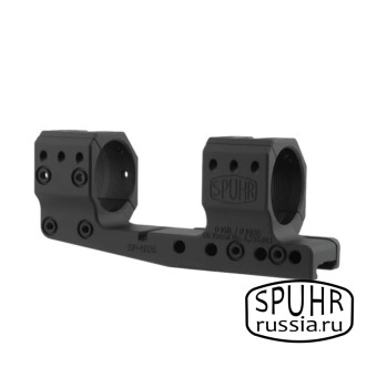 SP-4026 Тактический кронштейн SPUHR D34мм для установки на Picatinny, H34мм, без наклона, с выносом