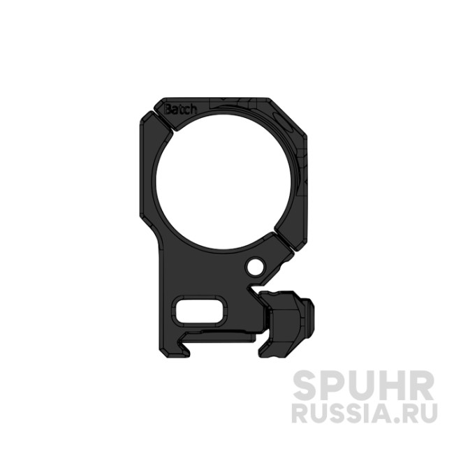 SP-4602 Тактический кронштейн Spuhr кольца 34мм на Picatinny/Weaver наклон 6 MIL/20,6MOA L=121мм Н=38мм фото 2