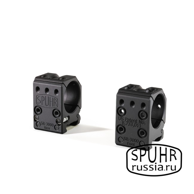 SR-3000 Тактические кольца Spuhr кольца 30мм на Weaver/Picatinny H=25,4мм  фото 2