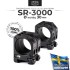 SR-3000 Тактические кольца Spuhr кольца 30мм на Weaver/Picatinny H=25,4мм  фото 1