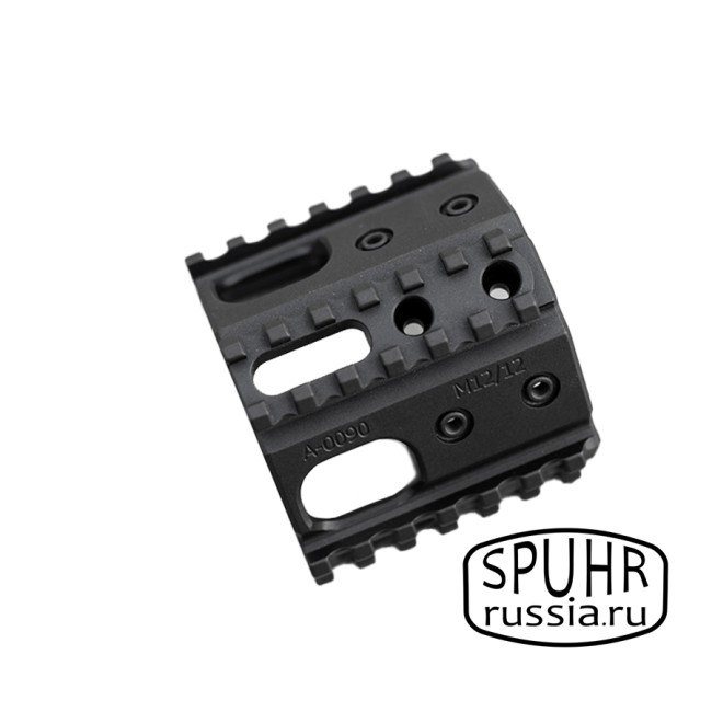 A-0090 Направляющая Picatinny (3 базы) на моноблок с фирменным интерфейсом Spuhr с кольцами 34мм фото 2