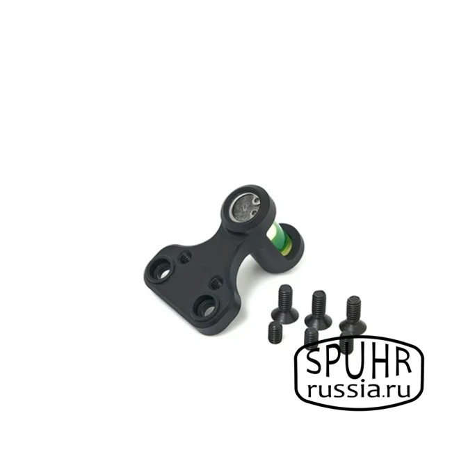 A-0119 Зелёный пузырьковый уровень SPUHR для установки на кронштейн фото 2