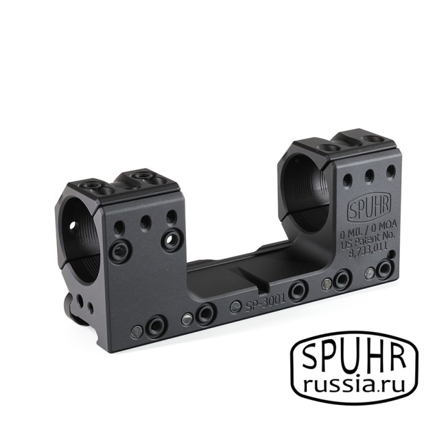 SP-3001 Тактический кронштейн Spuhr кольца 30мм на Picatinny/Weaver L=126мм Н=30мм фото 3