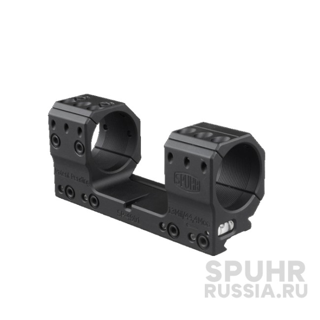 SP-4801 Тактический кронштейн Spuhr кольца 34мм на Picatinny/Weaver наклон 13 MIL/44,4MOA L=121мм Н=30мм фото 1
